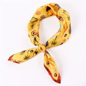 Foulard en soie imprimé animal